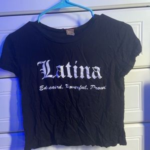 Latina crop top
